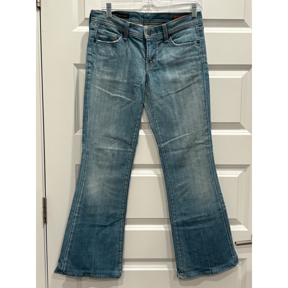 Citizens of Humanity Blue Ingrid Low Rise Flare Jeans Womens 27